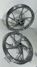 RODA 160 LIGA LEVE CROMADA TITAN 160 (PÉ DE GALINHA)