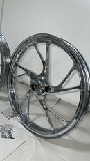 RODA 160 LIGA LEVE CROMADA TITAN 160 (PÉ DE GALINHA)