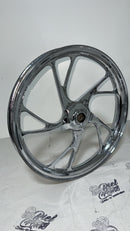 RODA 160 LIGA LEVE CROMADA TITAN 160 (PÉ DE GALINHA)