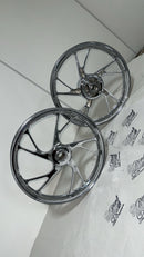 RODA 160 LIGA LEVE CROMADA TITAN 160 (PÉ DE GALINHA)