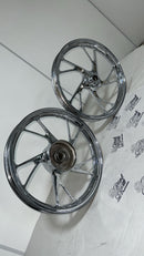 RODA 160 LIGA LEVE CROMADA TITAN 160 (PÉ DE GALINHA)