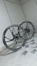 RODA 160 LIGA LEVE CROMADA TITAN 160 (PÉ DE GALINHA)
