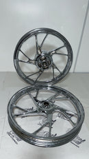 RODA 160 LIGA LEVE CROMADA TITAN 160 (PÉ DE GALINHA)