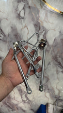 Bacalhau cromado Bros 160 e XRE 190