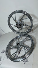 RODA 160 LIGA LEVE CROMADA TITAN 160 (PÉ DE GALINHA)