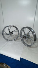 RODA 160 LIGA LEVE CROMADA TITAN 160 (PÉ DE GALINHA)